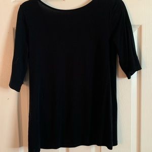 Old navy black three quarter sleeve